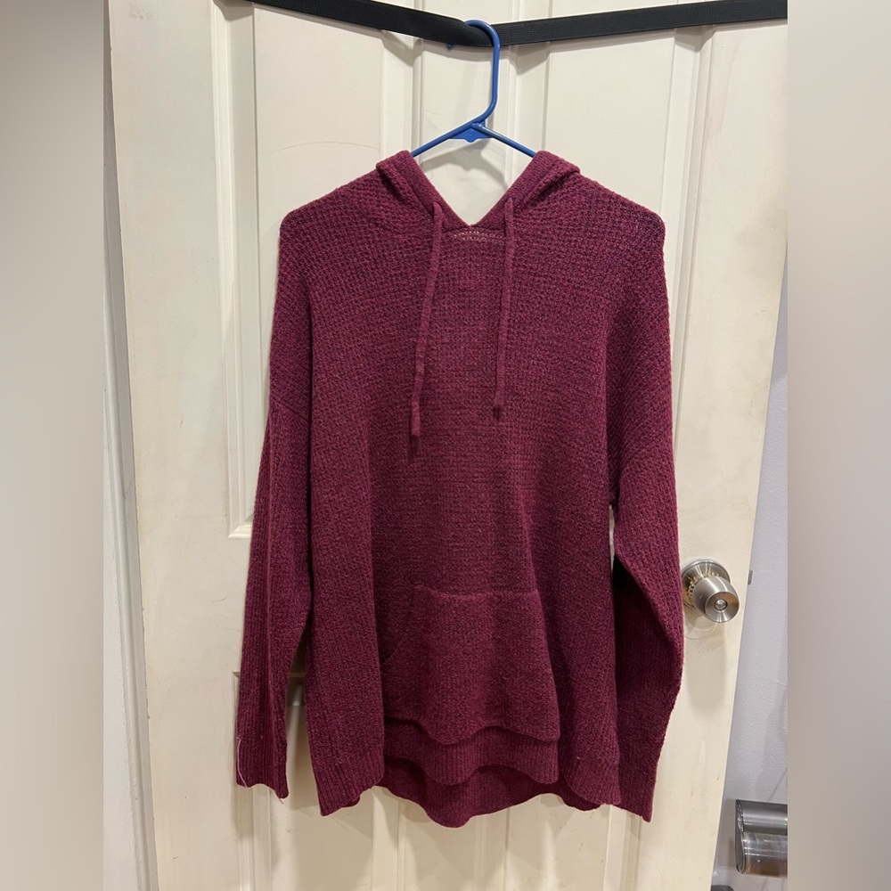 Natural Reflections Hooded Knit Pullover